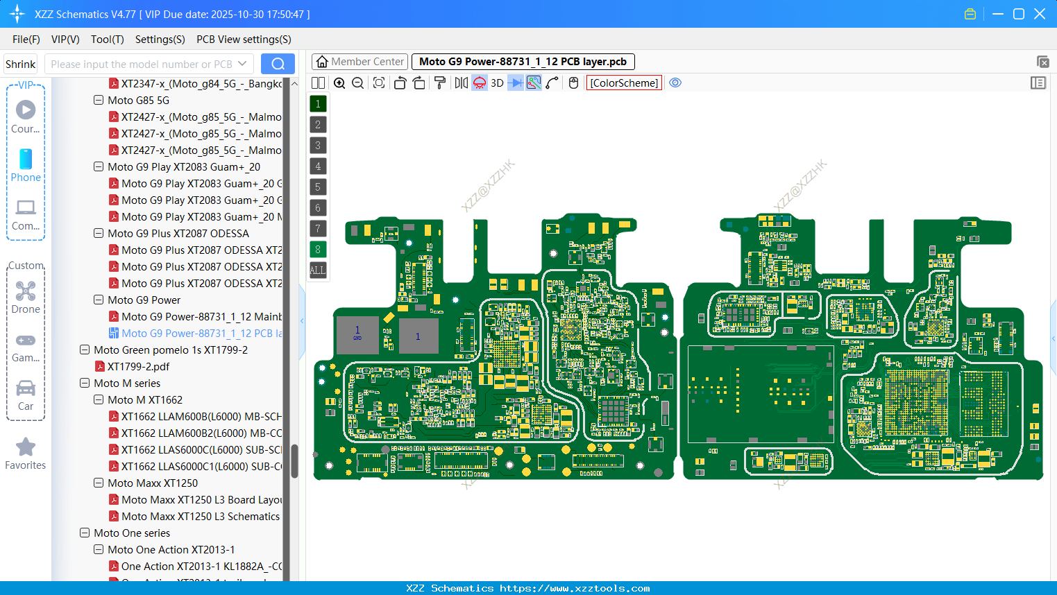 Motorola Moto G9 Power-88731_1_12 PCB Layer